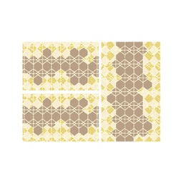 MURCIA C0550 (Rectangular, ( T 80X130 + 2T 65X100 ), MARRON BRONZE)
