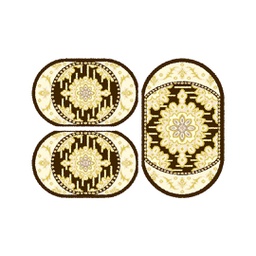 ميرسيا C0520 (بيضوي, ( O 80X130 + 2O 65X100 ), بني عنابي)