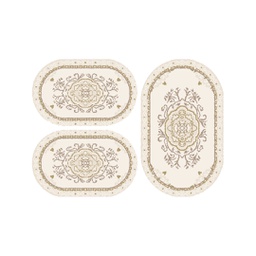 ميرسيا C0540 (بيضوي, ( O 80X130 + 2O 65X100 ), بيج فاتح)