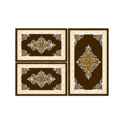 ميرسيا C0530 (مستطيل, ( T 80X130 + 2T 65X100 ), بني عنابي)