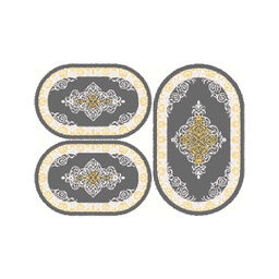 ميرسيا C0530 (بيضوي, ( O 80X130 + 2O 65X100 ), رمادي قاتم)
