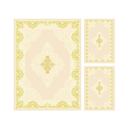 MURCIA C0530 (Rectangulaire, ( T 160X220 + 2T 60X110 ), CREME)