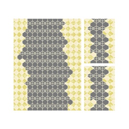ميرسيا C0551 (مستطيل, ( T 160X220 + 2T 60X110 ), رمادي قاتم)