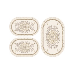 ميرسيا C0540 (بيضوي, ( O 80X130 + 2O 65X100 ), قشدي)