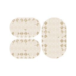 MURCIA C0550 (Ovale, ( O 80X130 + 2O 65X100 ), CREME)