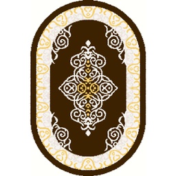 MURCIA C0530 (Oval, 65X100, MARRON BORDEAUX)