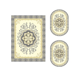 ميرسيا C0541 (مجموعات مختلفة, ( T 155X220 + 2O 90X55 ), رمادي قاتم)