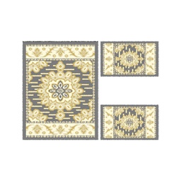 MURCIA C0521 (Rectangular, ( T 80X120 + 2T 80X60 ), GRIS FONCE)