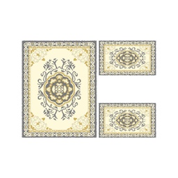 ميرسيا C0541 (مستطيل, ( T 80X120 + 2T 80X60 ), رمادي قاتم)