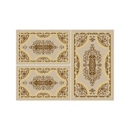 PLAZA 92378 (Rectangulaire, ( T 80X130 + 2T 65X100 ), IVOIRE)