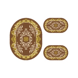 PLAZA 92351 (Oval, ( O 100X125 + 2O 100X55 ), MARRON TERRE)
