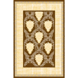 PLAZA C1308 (Rectangulaire, 200X280, MARRON CAFE)