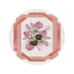STORY 2651A (Round, 160X160, BOIS DE ROSE, Lamination)