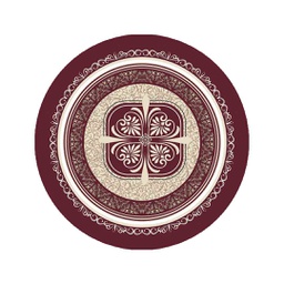 STORY 2546A (Round, 160X160, MULTI COULEURS, Lamination)