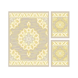 ميرسيا C0521 (مستطيل, ( T 160X220 + 2T 60X110 ), عاجي)