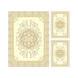 ميرسيا C0541 (مستطيل, ( T 160X220 + 2T 60X110 ), عاجي)