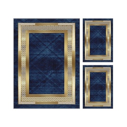 STORY 2845A (Rectangular, ( T160X210 + 2T 60X80 ), BLEU NUIT, Lamination)