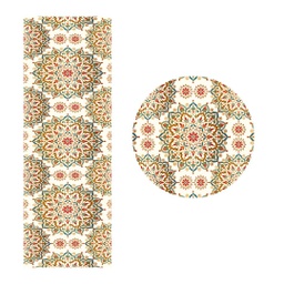 STORY 1739A (Roller &amp; Round, ( C 80X400 + R 80X80 ), MULTI COULEURS, Lamination)